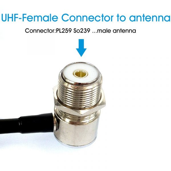 PL259 Antenna Connector Coaxial Extend Cord Cable SO239 5M 16ft UHF for Car Radio Walkie Talkie MP320 MP9000 KT-8900 KT-8900R - Image 4