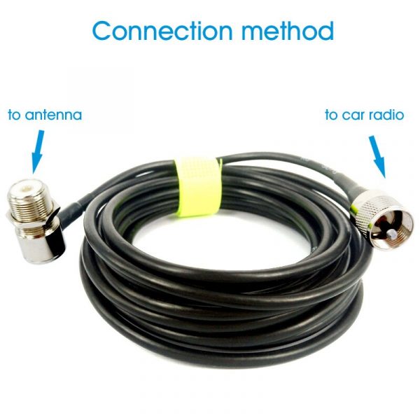 PL259 Antenna Connector Coaxial Extend Cord Cable SO239 5M 16ft UHF for Car Radio Walkie Talkie MP320 MP9000 KT-8900 KT-8900R - Image 5