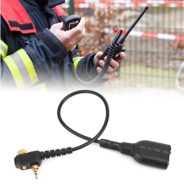 2pcs Motorola MTH800 MTH850 MTP850 MTS850 MTH600 MTH650 to UV-5R K plug Audio Cable Adapter - Image 2