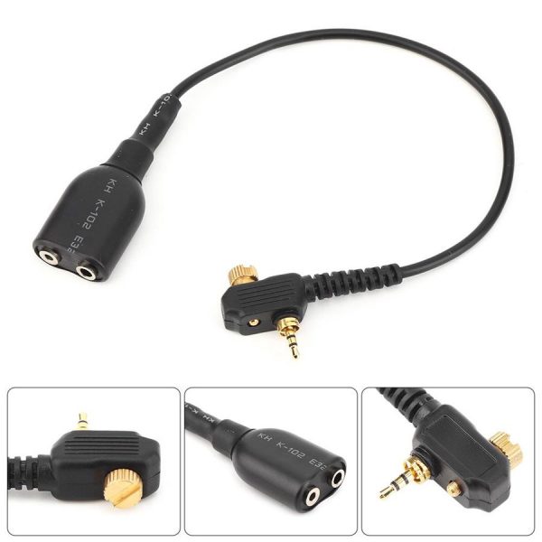 2pcs Motorola MTH800 MTH850 MTP850 MTS850 MTH600 MTH650 to UV-5R K plug Audio Cable Adapter - Image 3