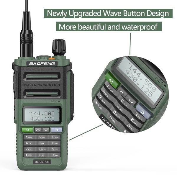 2023 NEW Arrival 2PCS Baofeng UV-9R PRO V2 Two way Radios - Image 3
