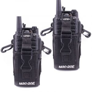 2pcs Mototrola GP328 GP88 GP3188 Kenwood  TYT Radio Case MSC-20E Pouch Bag for BaoFeng UV9R Plus UV5R UV82 88S