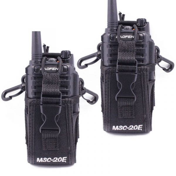 2pcs Mototrola GP328 GP88 GP3188 Kenwood  TYT Radio Case MSC-20E Pouch Bag for BaoFeng UV9R Plus UV5R UV82 88S