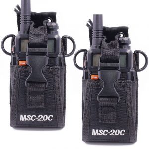 MSC-20C Nylon Multi-Function Pouch Bag Holster Carry Case for Yaesu Motorola TYT baofeng UV-5R UV-82 Walkie Talkie