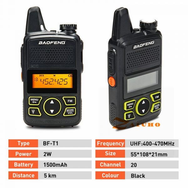 Baofeng BF-T1 Mini Walkie Talkie - Image 3