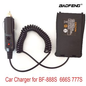 Baofeng Car Charger Battery Eliminator for BF-888S 666s 777s Pofung Walkie Talkie
