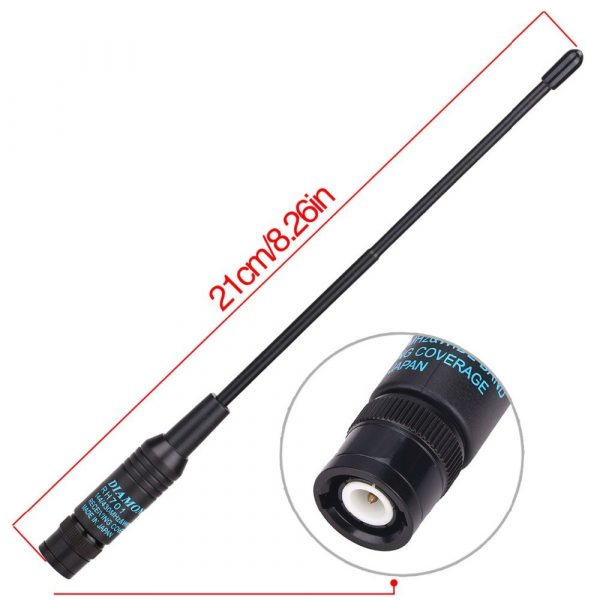 Two-way Radios Icom Kenwood Motorola Vertex Standard Diamond RH701 BNC Dual Band Soft Antenna - Image 4