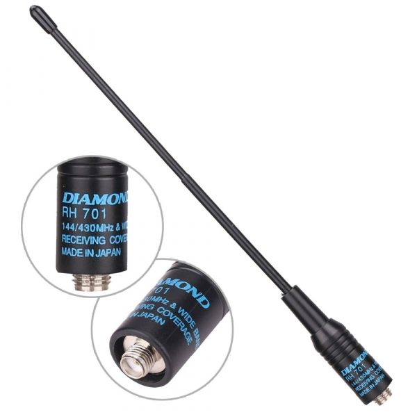 Diamond RH701 Antenna SMA-Female Dual Band Soft Antenna For Kenwood HYT TYT Baofeng UV-5R BF-888S UV-82 - Image 2