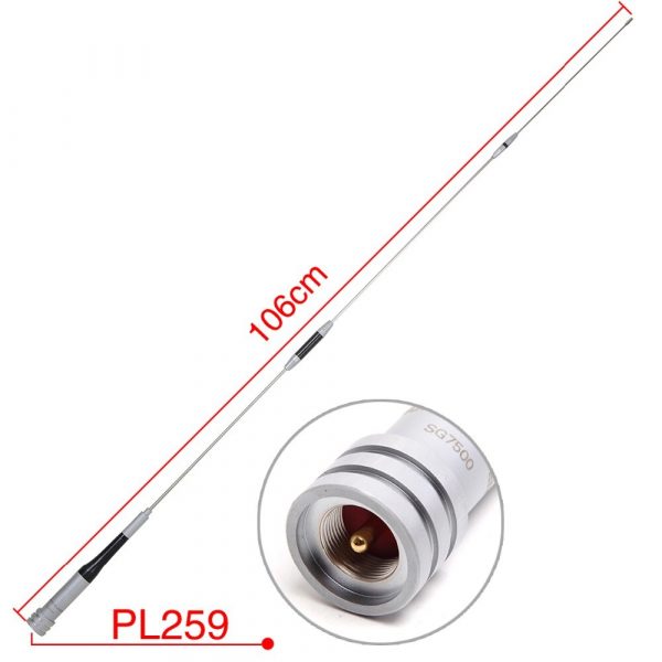150W Amateur Car Mobile Radio Antenna Diamond SG7500 Dual Band Antenna - Image 3
