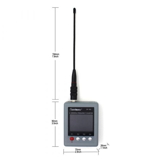 2MHz-2800MHz Portable Surecom SF103 Frequency Counter SF-103 For DMR Analog Radios - Image 4