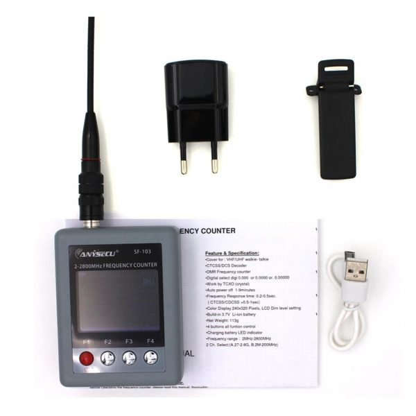 2MHz-2800MHz Portable Surecom SF103 Frequency Counter SF-103 For DMR Analog Radios - Image 6