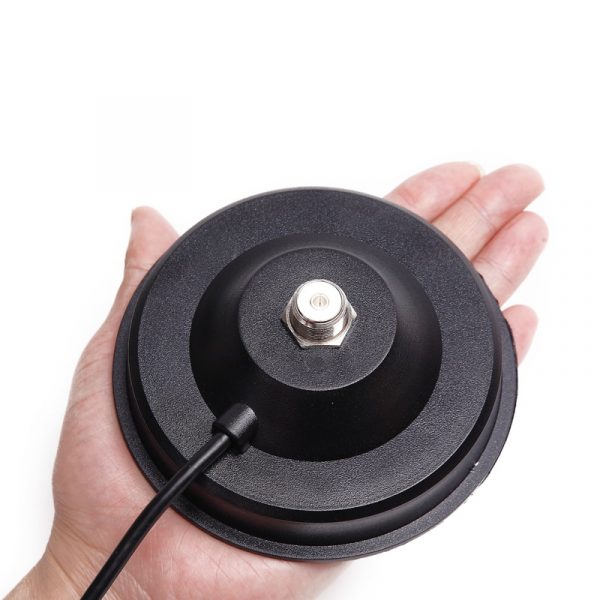 Big 12CM Magnetic Mount Base 5M Extension Coaxial Cable for Baofeng MOTOROLA YAESU ICOM KENWOOD TYT QYT QYT kt-7900d Baojie BJ-218 Mobile Radio Antenna - Image 3