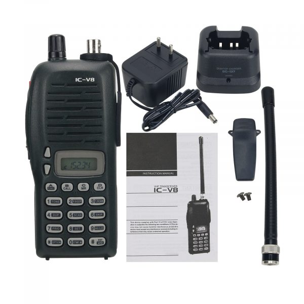 ICOM IC-V8 VHF Transceiver 5.5W ICOM V8 Portable VHF Radio