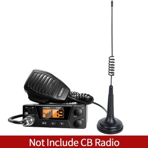 2pcs Whip Antenna 27MHz CB Magnetic Antenna 26-28MHz Antenna for INTEK MAG-1345 CB Shortwave Radio