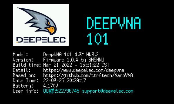 Upgrade of NanoVNA-F New Handheld Vector Network Analyzer DeepVNA 101 SWR Meter VHF UHF HF Antenna Analyzer - Image 5