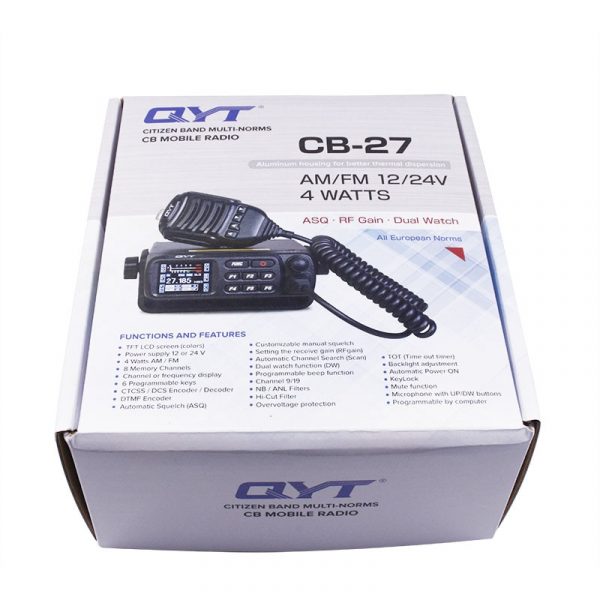 Hotselling Cheap Small Car CB-27 CB Radios QYT CB-27 Citizen Band Mobile Transceiver - Image 4