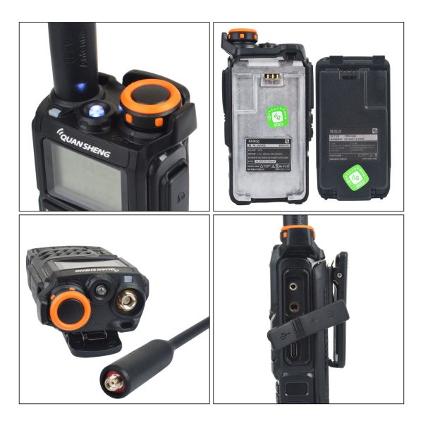 Quansheng UV-K5 50-600MHz 200Ch 5W Air Band Walkie Talkie UHF VHF DTMF FM Scrambler NOAA Wireless Frequency Copy Two Way Radio - Image 4