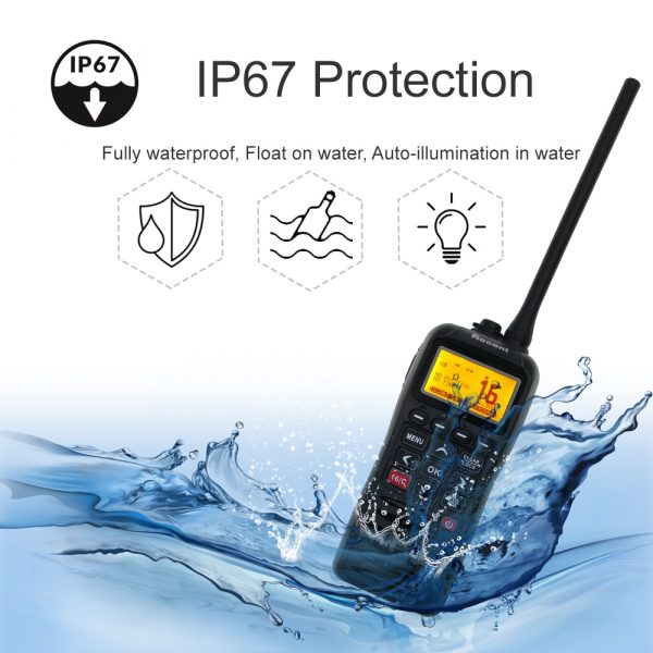 Float Transceiver Recent RS-38M VHF Marine Radio Built-in GPS - Image 3