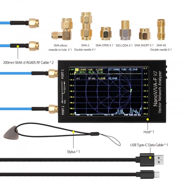 S-A-A-2 NanoVNA-F V2 Vector Network Analyzer - Image 3