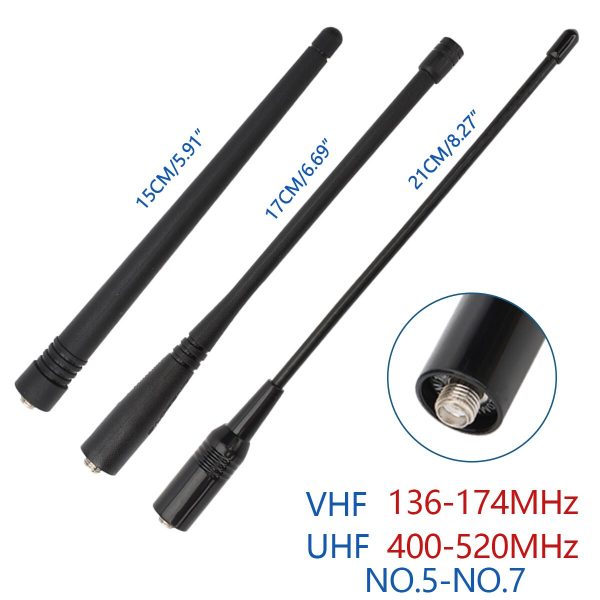 Universal WalkieTalkie SMA-Female Antenna Dual Band High Gain Ham Radios Antenna - Image 3