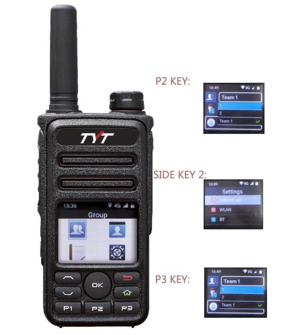 TYT IP-77 4G LTE Zello PoC Radio WIFI Intercom Network Radio - Image 3