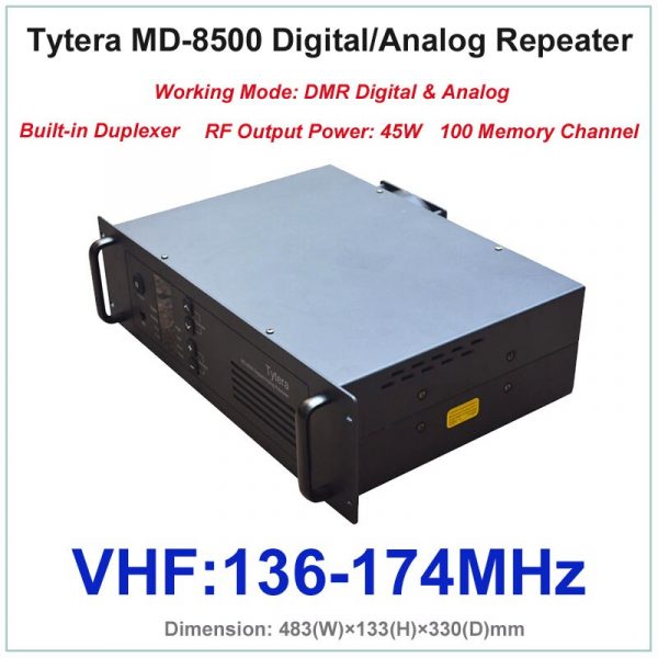 Tytera TYT MD-8500 VHF DMR Digital Analog Repeater MD8500 Duplexer RF Output Power - Image 3