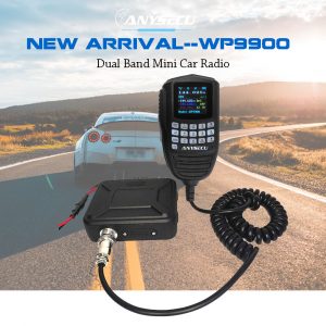 New Arrival Anysecu WP-9900 Dual Band Mini Mobile Radio WP9900 with Programming Cable