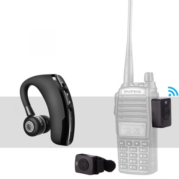 For Motolora Kenwood Baofeng Walkie Talkie K Plug Wireless Bluetooth Headset M Plug