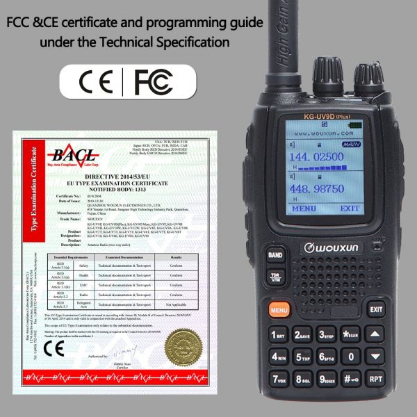 Classic Upgrade Wouxun KG-UV9D Plus Ham Raidos - Image 3