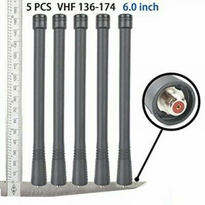 5PCS NAD6567 VHF 6.0 Inch Antenna for Motorola XTS2500 XTS3000 XTS3500 XTS5000 HT1000 MTS2000 Two Way Radio