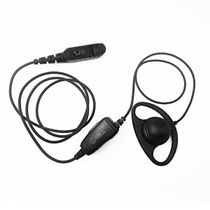 D Shape PTT Mic Earhook Earpiece for Motorola XPR3300 XPR3500 XPR3500e DEP500e DP2400 DP2600