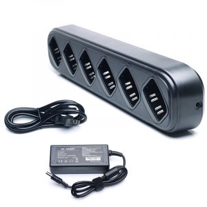 6packs Multiplex Charger Six Way Charger for Radio Motorola GP3688 GP3188 EP450 PR400 CP140 CP150 CP160 CP180 CP200 CP250