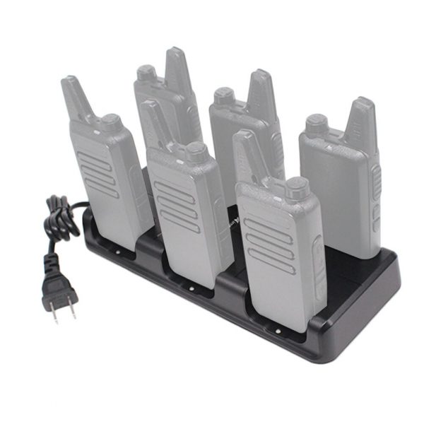 WLN KD-C1 6 In 1 Charger Walkie Talkie Unit Charging KD-C1 Plus Six Way Charger for WLN KD-C1Plus KD-C2 - Image 2