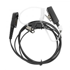 Walkie Talkie 2-Wire Headset Mic Compatible with Motorola Radios