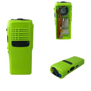 Walkie Talkie Replacement Repair Housing Case with Speaker & Mic for Motorola HT750 GP328 GP340 Two Way Radio Green
