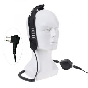 Motorola CP040 EP450 Tactical Headset Mic Waterproof PTT Fire Earphone Military Bone Conduction