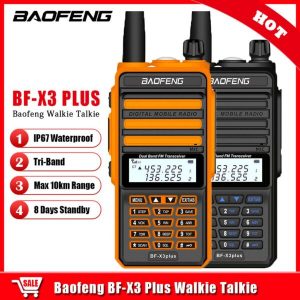 BAOFENG BF-X3 PLUS  High Power Long Range Tri-band WALKIE TALKIE