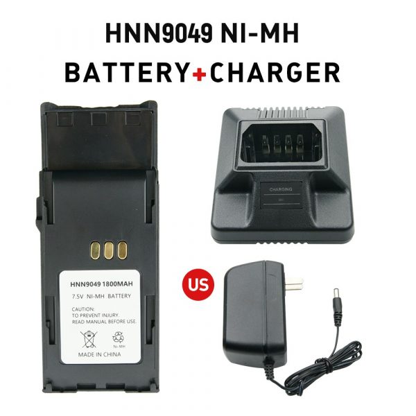 With Charger HNN9049 Batteries1800mAh HNN9049 Replacement Battery for Motorola P1225 P1325 MTP700 MTP750 SP1225 - Image 5
