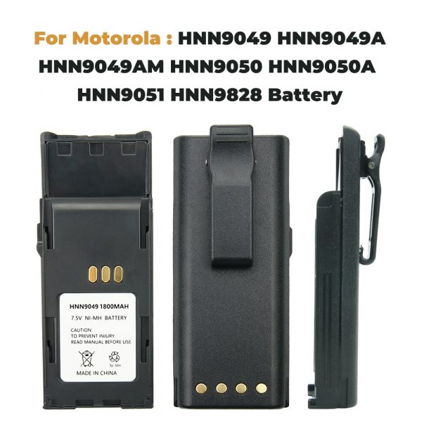 With Charger HNN9049 Batteries1800mAh HNN9049 Replacement Battery for Motorola P1225 P1325 MTP700 MTP750 SP1225 - Image 3