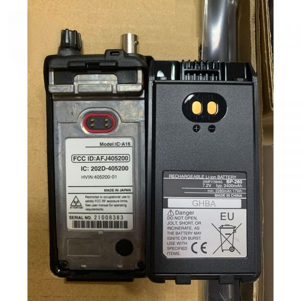 Icom IC-A16B Handheld Transceiver with Bluetooth updated ICOM A16 Ham Radio - Image 5