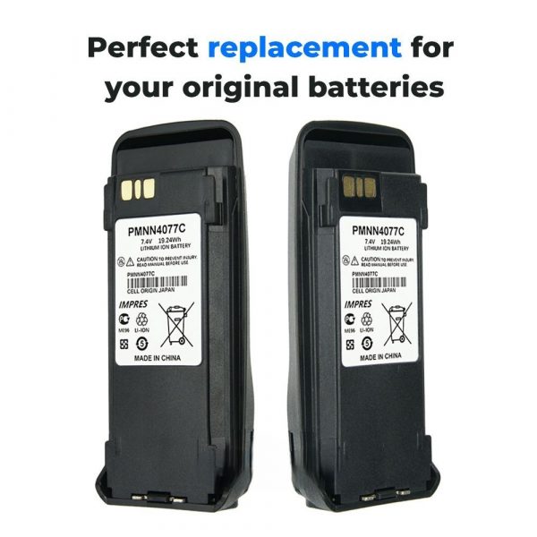 IMPRES PMNN4077C Battery for for Motorola DR3000 DP3400 DGP6150+ MTR2000 DP3401 MTR3000 XPR4380 XiRP8208 - Image 3