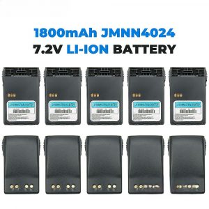 10PCS JMNN4023 JMNN4024 Batteries for Motorola GP328 Plus GP338 Plus GP344 GP628 Plus etc Radios
