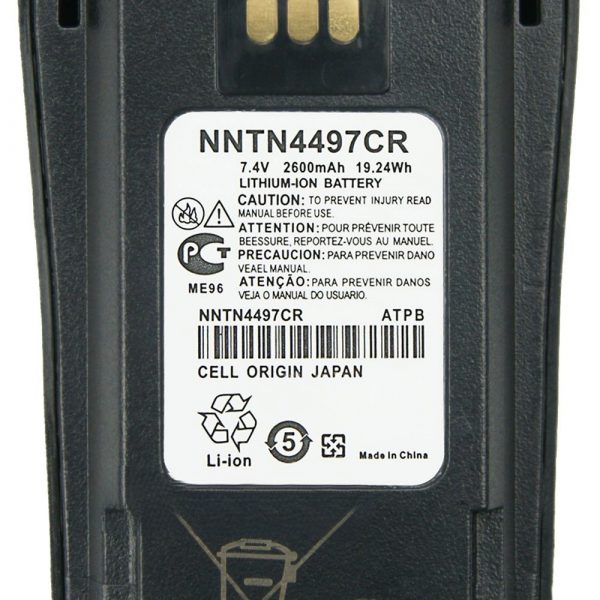 Walkie Talkie Replacement NNTN4497CR Battery for Motorola GP3688 EP450 CP140 CP040 CP200 CP380 CP160 - Image 4