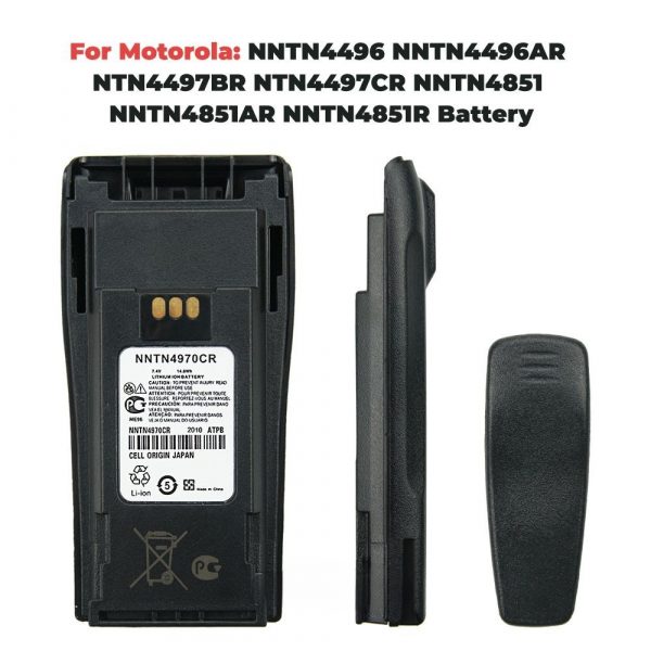 With Charger NNTN4970CR Battery Replacement for Motorola CP040 CP140 CP150 CP160 PR400 EP450 XiR P3688 etc - Image 4