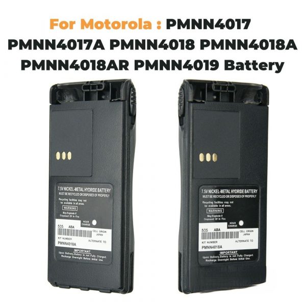 Motorola Radios Batteries PMNN4018A for CT150 CT250 CT450 CT450LS GP88S P040 P080 P308 PRO3150 - Image 2
