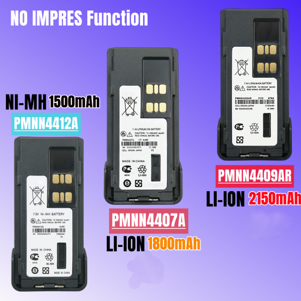 Replacement Battery for Motorola XPR3300 XPR3500 XPR7350 DP4000 DP4400 DP4401 DP4600 DP4601 DP4800 DP4801 GP328D P8608 P8660 - Image 2