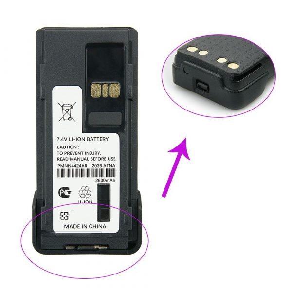 Replacement PMNN4424AR Battery for Motorola APX 1000 APX 2000 APX 3000 APX 4000 Radios - Image 4