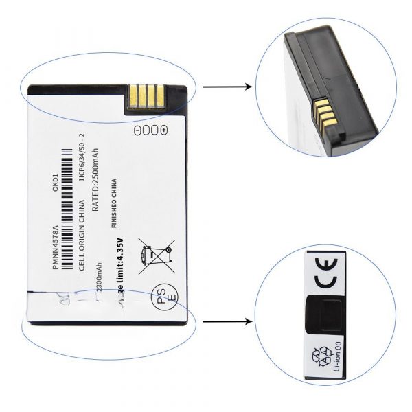 New BT110 Battery 2500mAh PMNN4578A PMNN4578 Batteries for Motorola DTR600 DTR700 DTR720 Radios - Image 5