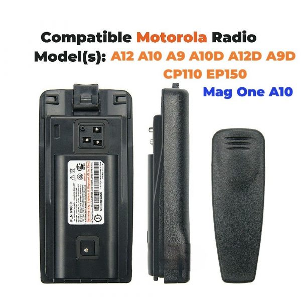 Replacement RLN6038B Battery with Charger for Motorola A12 A10 A9 A10D A12D A9D CP110 EP150 Two Way Radios - Image 4