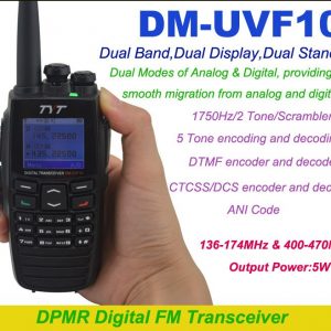 TYT DM-UVF10 Dual Band Digital GPS Walkie Talkie DPMR Ham Transceiver DTMF Two Way Radio